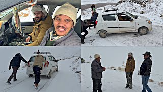 We Risked Everything to Help a Stranger in -25 degree  |Winter Spiti 2025| Driving alto in Black-ice