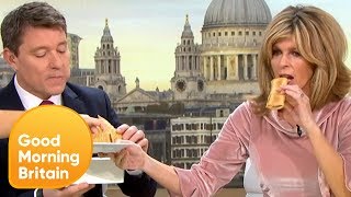 GMB Try the Greggs Vegan Sausage Roll | Good Morning Britain