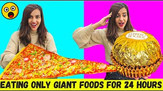 Eating only GIANT FOODS for 24 HOURS (Satisfying)