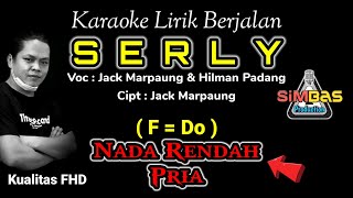 SHERLY Karaoke Nada Rendah Pria / Cowok (F=Do) | Jack Marpaung [Kualitas FHD] Lirik Berjalan