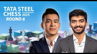 Abdusattorov - Gukesh | Round 6 | Tata Steel Chess Tournament 2025