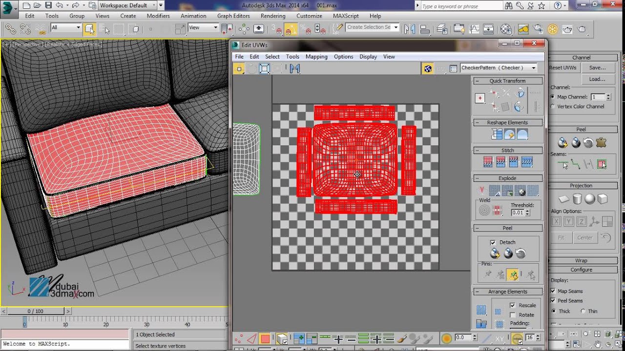 Tutorial Unwrap 3d Max Bikesklo