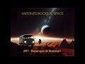 Bayangan di Matahari in Antones Rocks in Space