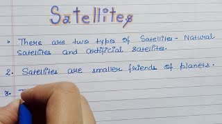 10 lines on Satellite in English|Essay on Satellite in English|Essay on Satellite