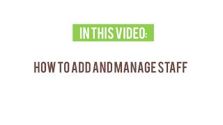 How To Add And Manage Staff | Vice Principal