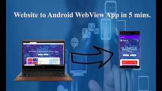Android WebView App from Scratch in just 5 minutes