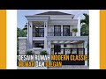 DESAIN RUMAH MODERN CLASSIC MEWAH UKURAN 11 X 25