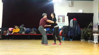 Crazy Swing advanced class recap: week 4, Charleston by Michelle \u0026 JP (Jan 30, 2016)