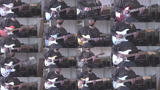 Same Lick tracked 17 times on 17 different guitars