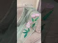 fabric painting on organza dupatta fabricpainting viral reels