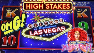 JACKPOT MAGIC PEARL \u0026 HIGH STAKES LIGHTNING LINK SLOT MACHINE LIVE PLAY AT THE WYNN LV