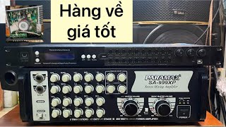 Vang Listensound FX 9MK và amply Paramax 999xp