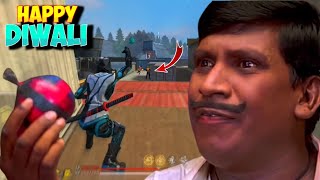 🎆Happy Diwali Friends | Free Fire Cs rank Gameplay Tamil | WipingTamizhan