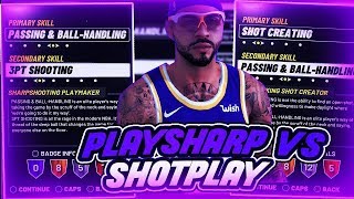 Which Build Is Better Sharpshooting Playmaker Vs Playmaking Shotcreator? Best Build NBA 2k19