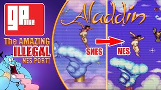 The STUNNING ILLEGAL Aladdin SNES to NES Port - Review