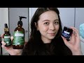 Antipodes Natural Cream Cleanser, Face Oil & Water Cream Moisturiser Review \\ JQLeeJQ