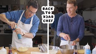 Bobby Flay Challenges Amateur Cook to Keep Up with Him | Back-to-Back Chef | Bon