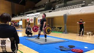 デッドリフト第2試技 260kg(574lbs)　東京都パワーリフティング選手権大会2019