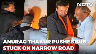 After Anurag Thakur Pushes Bus In Himachal, Questions On Infrastructure | Verified