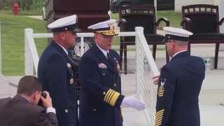 Coast Guard Change of Watch ceremony Master Chief Petty Officer of the Coast Guard