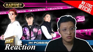 DaBee Reaction IM Possible VS $A Milo VS Cà Nâu - 1, 2, 3 : Dấu ấn rõ rệt của Binz lên bộ 3 tân binh