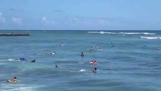 waikiki beach body surfer wave surfing body board hawaii oahu honolulu 20150608 PM0317