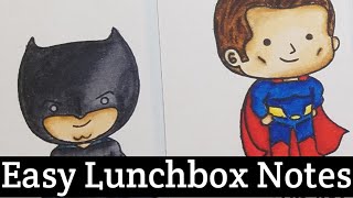 DIY Lunchbox notes