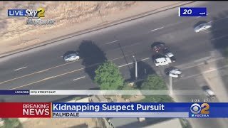 CHP Officer Struck By Unsuspecting Motorist During Pursuit Of Kidnapping Suspect