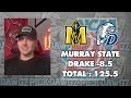 drake vs murray state 1 5 25 free college basketball picks and predictions ncaab pick