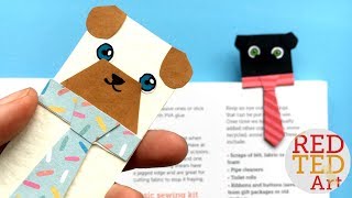 Easy Pug Bookmark Idea - Hug a Book Bookmark Designs