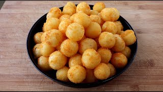 Fried Potato Meatballs 这才是土豆丸子的正确做法，外酥里软，营养好吃不油腻，太香了！