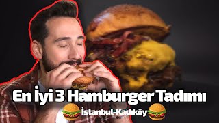 Best 3 Hamburger Tasting | Burgers in Kadıköy 🍔🍔 #mukbang