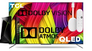 Configuración dolby vision-atmos Nvidia shield tv 4k pro y Chromecast 4 en plataformas cine TCL C715
