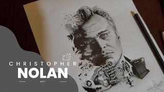 I Drew all Christopher Nolan's Film References in a Single Portrait