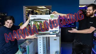 MARINA 20 GAL AQUARIUM UNBOXING!! WE'RE BACK