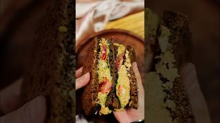 Easy Smashed Chickpea Salad Sandwich #shorts #breakfastsandwich