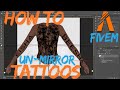 How To UN-MIRROR TATTOOS For FiveM & GTA