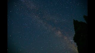 星空　刀利ダム（金沢市）で撮影