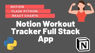 Workout Tracking App Using Notion API, Python Flask & React JS Charts