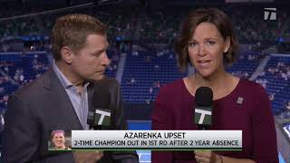 Tennis Channel Live: Victoria Azarenka Upset After Australian Open First Round Exit
