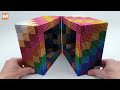 ASMR ⭐ DIY How To Make Giant Rainbow Cube with 50 000 Magnetic Balls ⭐ Satisfying