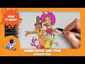 How to Draw Green-Eggs and Ham Characters