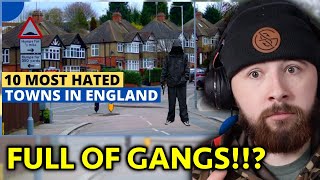AMERICAN Reacts to The Most HATED Towns in England!