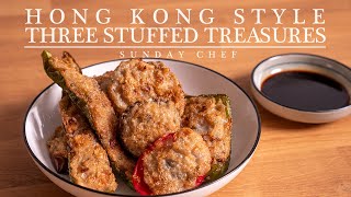 Hong Kong Street Food Three Stuffed Treasures┃香港街頭小食煎釀三寶┃ASMR Cooking