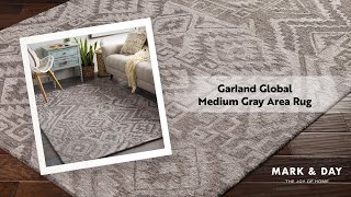 Garland Global Medium Gray Area Rug