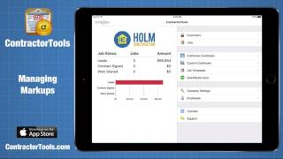 Managing Markups in ContractorTools