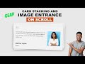 Card Stacking Animation with Smooth Image Entrance Effect On ScrollTrigger | GSAP