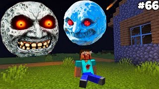 i Found Scary LUNAR MOON 😱 in Minecraft | ( Part-66) |