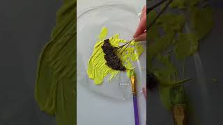 Texture painting / Botanical painting / Acrylic painting ideas