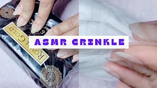 ASMR | Addictive RELAXING Gentle CRINKLE Sounds {Plastic Triggers}(No Talking) 😌😌😌